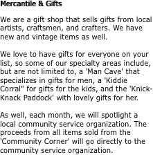 Mercantile & Gifts